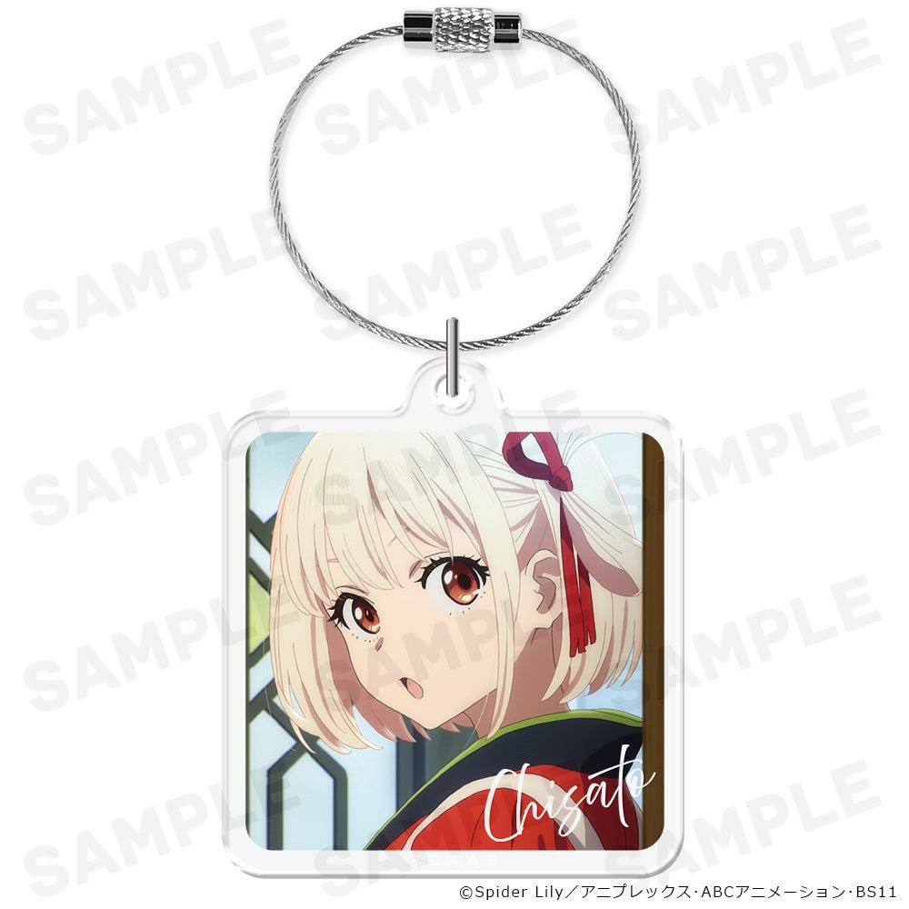 アニメ「リコリス・リコイル」アクリルキーリングの受注を開始！